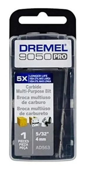 Broca Multiuso De 4 Mm. Dremel Ad563 Para Dremel 9050 Pro 1