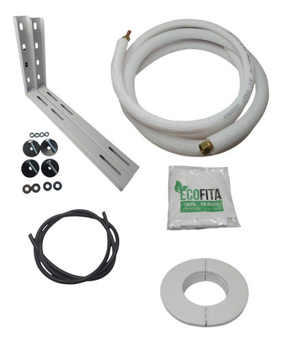 Kit Instalação Ar Condicionado 4 Metros 12 E 18000 1/4 E 1/2 0