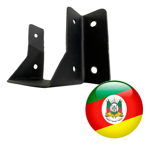 Suporte Para Vigas Pergolado 4x10 3mm Madeiramento De Parede 0
