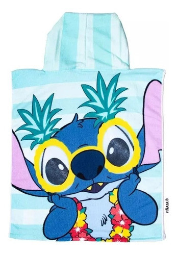 Poncho Con Capucha De Microfibra Piñata Varios Super Oferta! 0