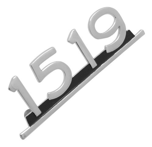 Emblema Cromado 1519 Lateral Caminhão Mercedes Benz Mb 1519 0