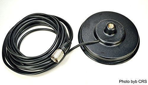 Soporte Magnético De 5 Pulgadas Con Conector Pl-259 Y Cable 1