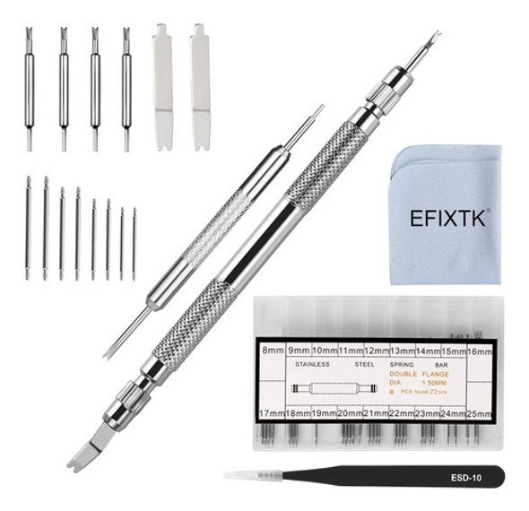 Juego De Herramientas P/remover Reparar Relojes Con 4 Puntas 0