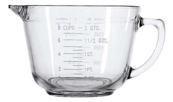 Jarra Medidora C/asa 1.8l 0 Jarra Medidora C/asa 1.8l 0