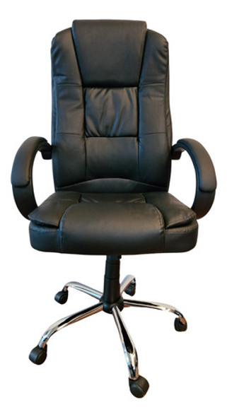 Sillon Gerencial Prontometal Imperial Cromdado Eco Cuero 0