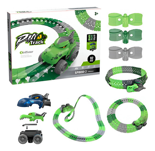 Pista De Autos Dinosaurios Orbital Magic Track - El Rey 0