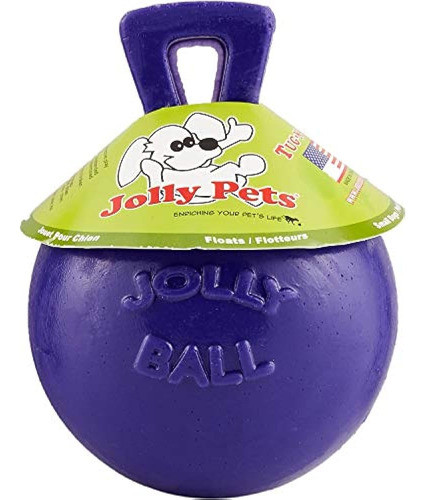 Jolly Pets Tug-n-toss Color De La Bola: Púrpura, Tamaño: 6 0