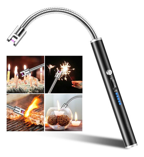 Encendedor Eléctrico Chispero Recargable Usb Arco Plasma 0