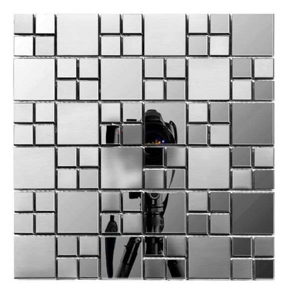 Kit 11 Placas - Pastilhas De Inox Milênio 0