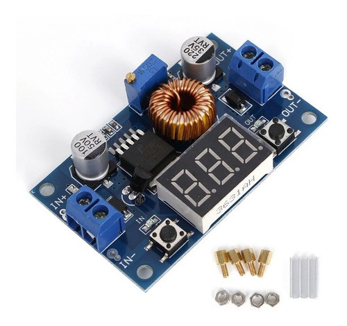 Fuente Xl4015 Step-down Dc-dc 1.25-35v 5a Voltimetro Display 0