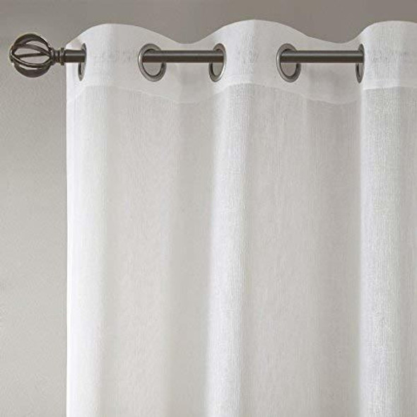 Hayden Woven Sintética Lino Ventana Sheer 1
