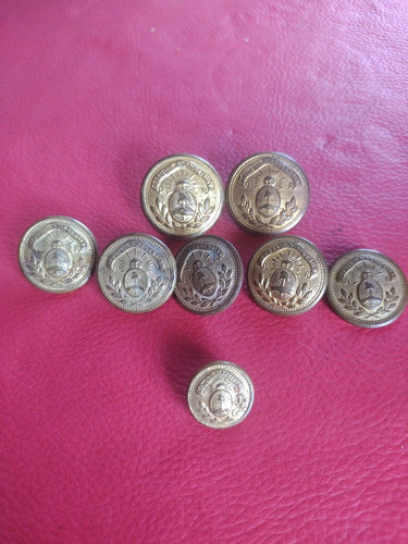 Botones Militares Antiguo Escudo Nacional 0