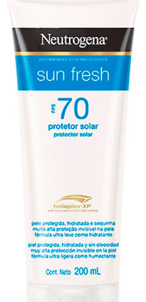 Neutrogena Sun Fresh Protector Solar Crema Fps 70 200ml 6c 1 Neutrogena Sun Fresh Protector Solar Crema Fps 70 200ml 6c 1