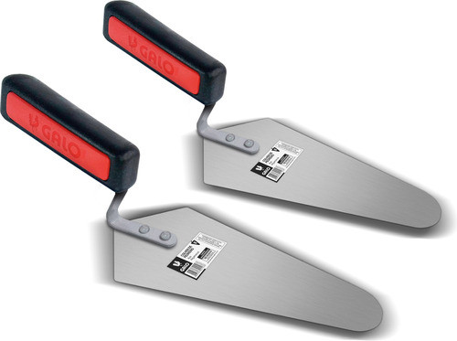 Kit 2 Colher Pedreiro Canto Reto Cabo Reforçado 8 Pol Aço 0