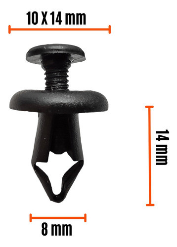 Clip Grampa Traba Guardaplast Paragolpe Parrilla Ford X10 1