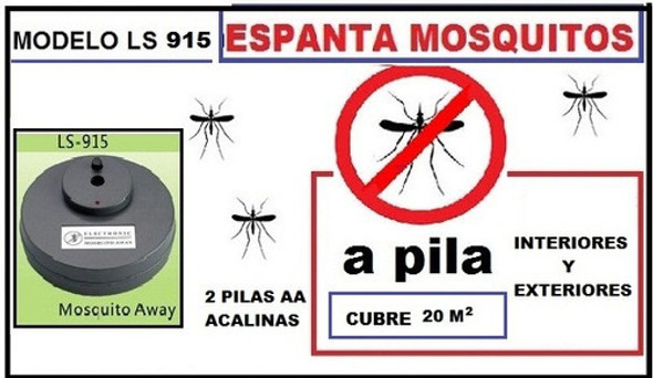 Repelente Sonico Mosquitos A Pila Ls915 20m2 Congreso 1