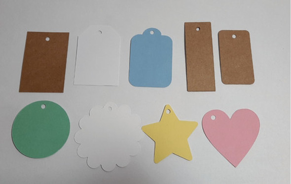 50 Tags Papel Kraft O Papel Blanco Lisos 1 50 Tags Papel Kraft O Papel Blanco Lisos 1