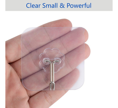 Ganchos Adhesivos De Pared Para Colgar Resistentes De 13 Lib 1