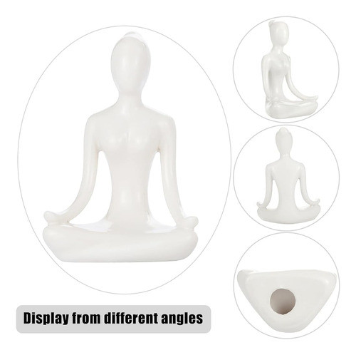 4pcs Estatuas De Yoga Mujeres Decoración Zen Figurines Medit 1
