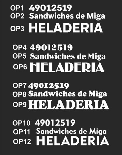 22 Letras Polifan 20 Cm Altura 20 Mm Esp Sin Pintar 0