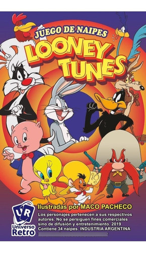 Cartas Looney Tunes Warner Match 4 Cromy Universo Bugs 0