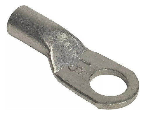 Terminal Cobre Estañado Lct Ojal 16mm 1/4 Tubo Standard X 10 1