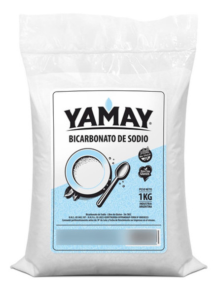 Bicarbonato De Sodio Yamay Bolsa 1 Kilo Sin Tacc Pack X 2 1 Bicarbonato De Sodio Yamay Bolsa 1 Kilo Sin Tacc Pack X 2 1