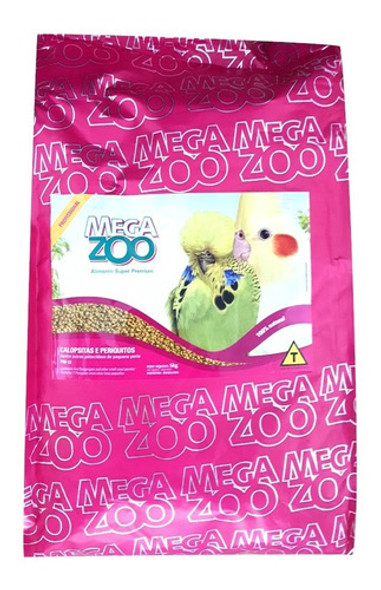 Megazoo Extrusada Calopsita Periquito Mini Bits 5kg Pm13 0