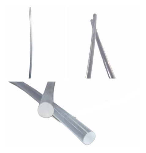 Barra De Silicona De 25 Cm Largo Fina Para Pistola Chica 1