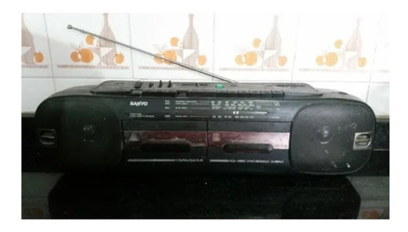 Radio Con 2 Caseteras Sanyo 0