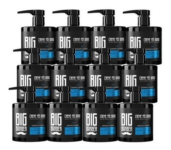 Creme Pós Barba Big Barber 350g Hidratante Caixa 12 Unidades 0