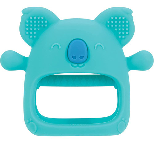 Nuby Silicone Wrist Grip Teething Mitten - 3+ Meses, Koala 0