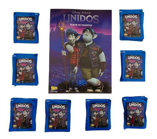 Pack 1 Album + 200 Sobres De Figuritas Unidos - Disney 0