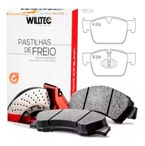 Pastilha De Freio Dianteira Volvo S60 2019 2020 2021 2022 0
