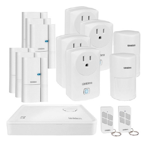 Kit Alarma Uniden Smart 6x Mag 4x Enchufe 2x Sensor 2xremote 0