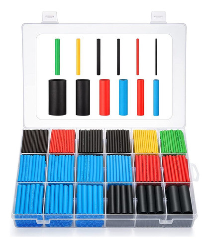 Tubo Termorretractil De Aislamiento Electrico 1120 Piezas 0