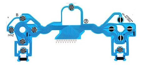 Flex Membrana Botones Joystick Keypad Ps4 Jds-011 / Jds-020 1