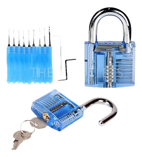 11 Pieza Cerrajero Herramientas De Entrenamiento Con Corte T 0