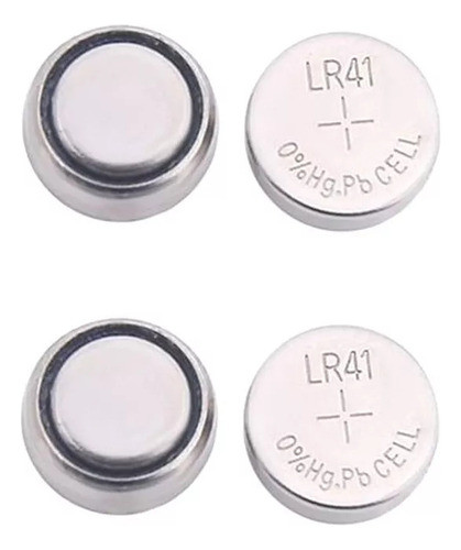 Bateria Tipo Moedinha Lr41 P/ Uso Termômetro Digital 4 Uni 1