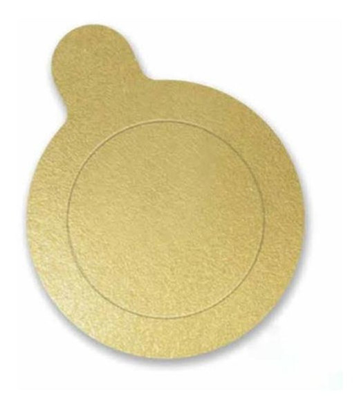 Base Para Doce 5cm Disco Dourado Lâminado 20 Unidades 1 Base Para Doce 5cm Disco Dourado Lâminado 20 Unidades 1