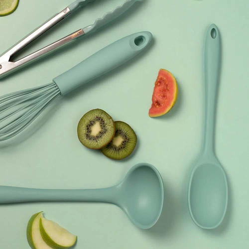 Colher De Silicone Verde Menta - Ou 1