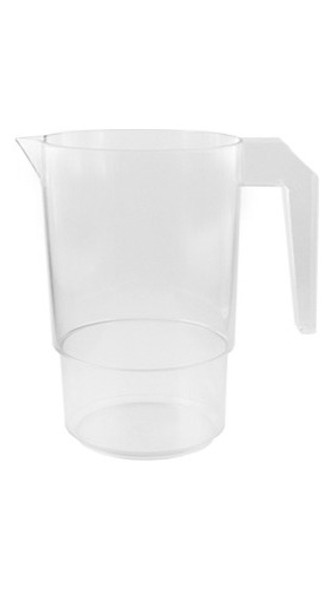 Jarra Plástico Transparente Cristal Fiesta Eventos 1 L.x 60 0