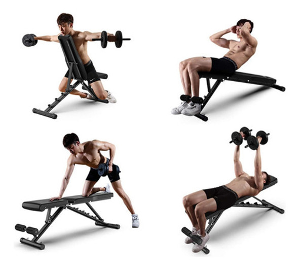 Banco Multifunción Premium Regulable Musculación Gimnasio 1