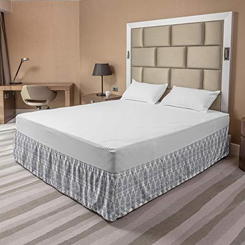 Falda De Cama Abstracta De Ambesonne, Patrón Oriental De For 1