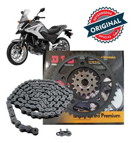 Kit Relação Transmissão Did Com Retentor Honda Nc 700x 1