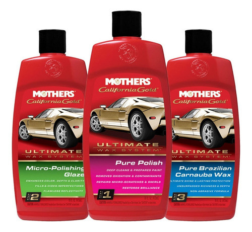 Mothers California Gold Esmalte Para Micropulido 473ml 1