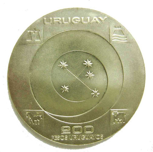Conmemorativa Grande De Plata Cambio Milenio Año 1999 - 2000 0