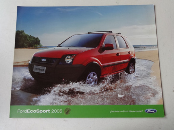 Folleto Ecosport 2005 Antiguo 4x2 4x4 No Manual Catalogo 1