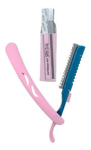 Navalha Barbear Profissional Lamina Kit Design Sobrancelha 1