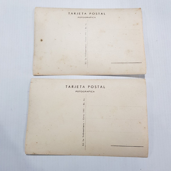 Antiguas Postales Melincué Lote X 2 Mag 59563 1